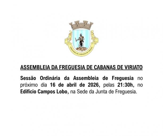 Sess&atilde;o Ordin&aacute;ria da Assembleia de Freguesia