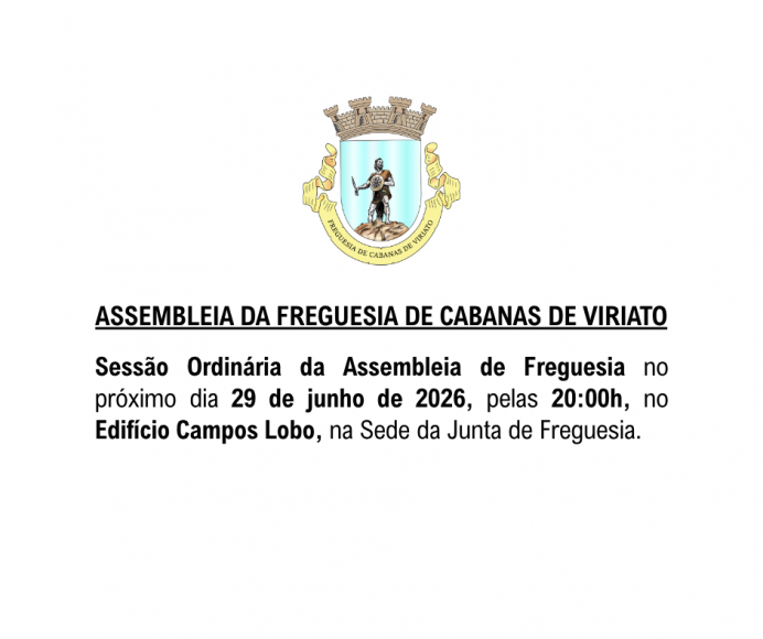 Sess&atilde;o Ordin&aacute;ria da Assembleia de Freguesia