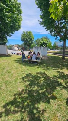 Comunidade une-se para criar novo espa&ccedil;o de conv&iacute;vio na Escola Aristides de Sousa Mendes