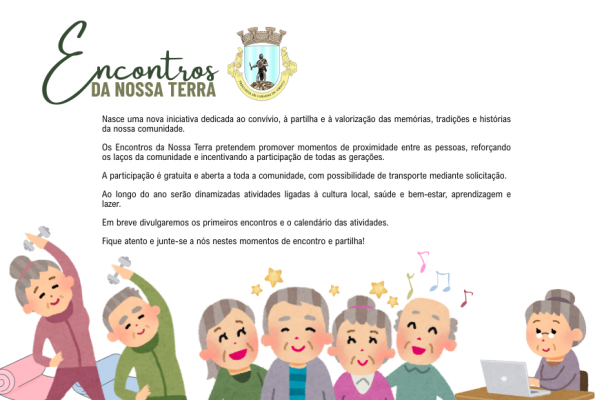 Encontros da Nossa Terra: nova iniciativa promove conv&iacute;vio e partilha na comunidade
