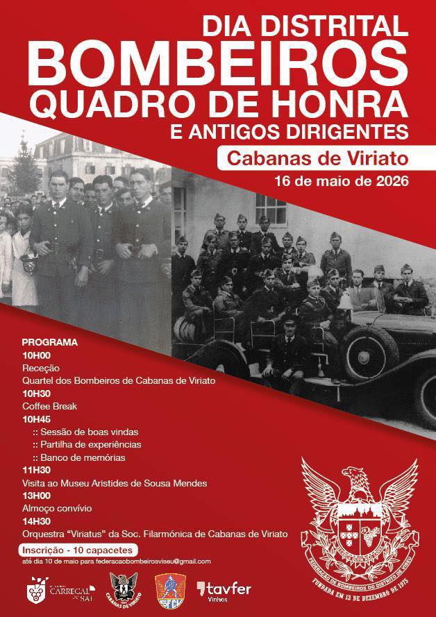Encontro Distrital do Quadro de Honra dos Bombeiros do Distrito de Viseu | 2026